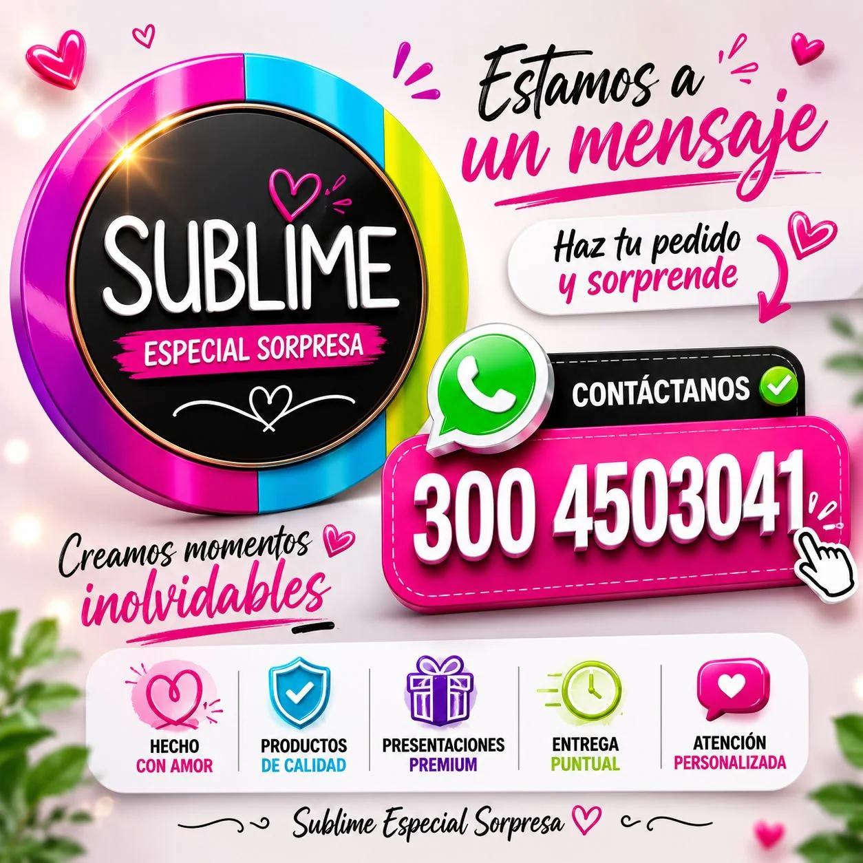 Portada de Desayunos sublime especial sorpresa