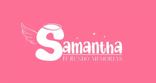 Logo de Samantha, Tejiendo Memorias