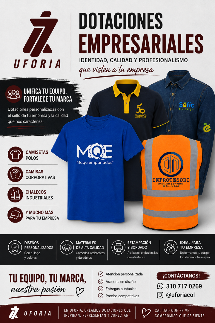 Dotaciones empresariales — Uforia L&L S.A.S