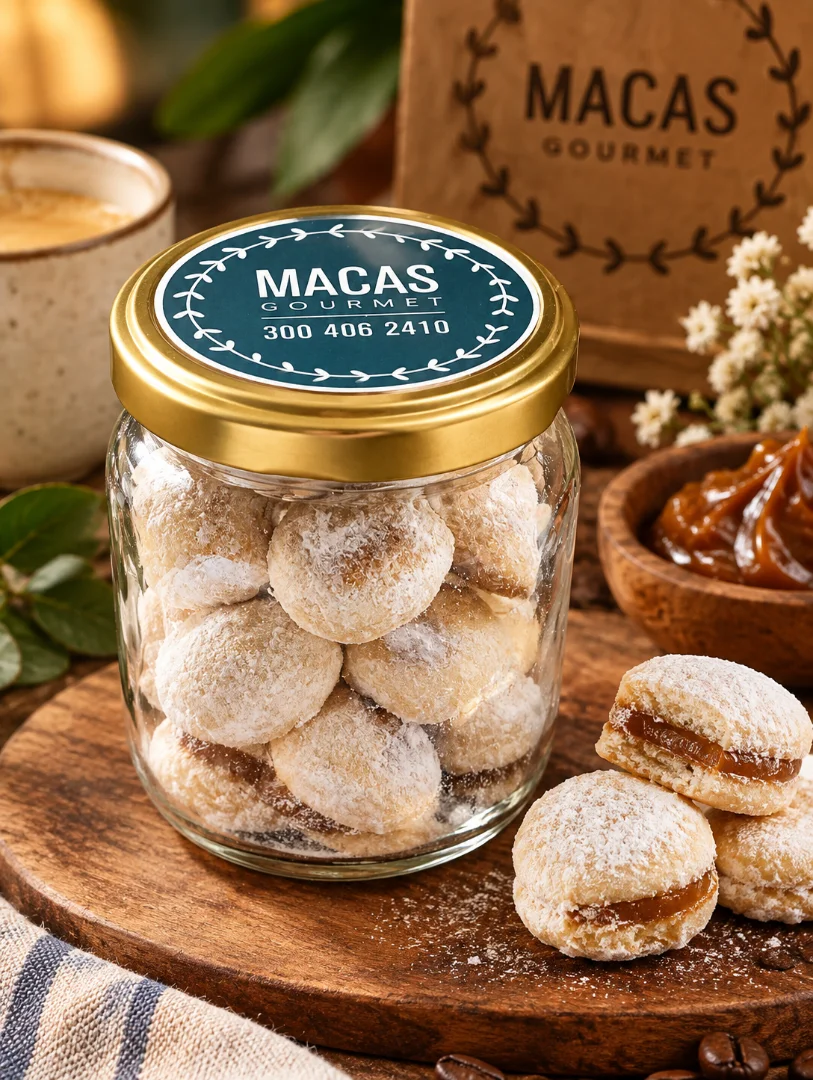 Frasquito Minialfajores — Macas Gourmet