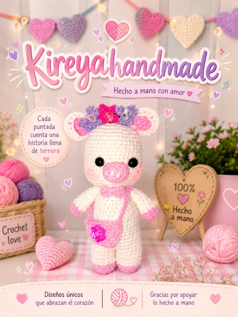 Vaquita Floral Amigurumi snoopy Rana 🐸 🌸🐮 — KIREYA HAND MADE