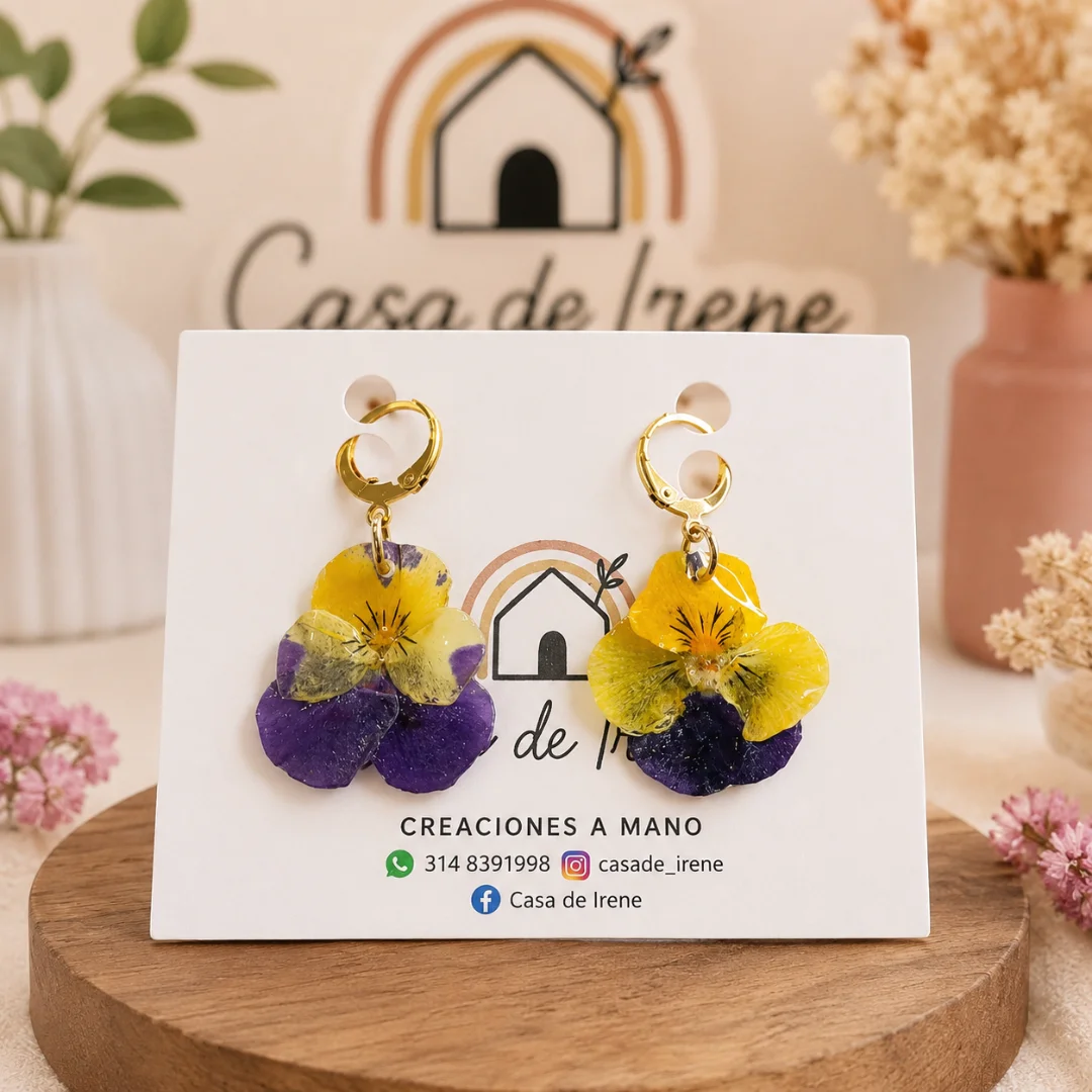 Aretes pensamientos — Casa de Irene