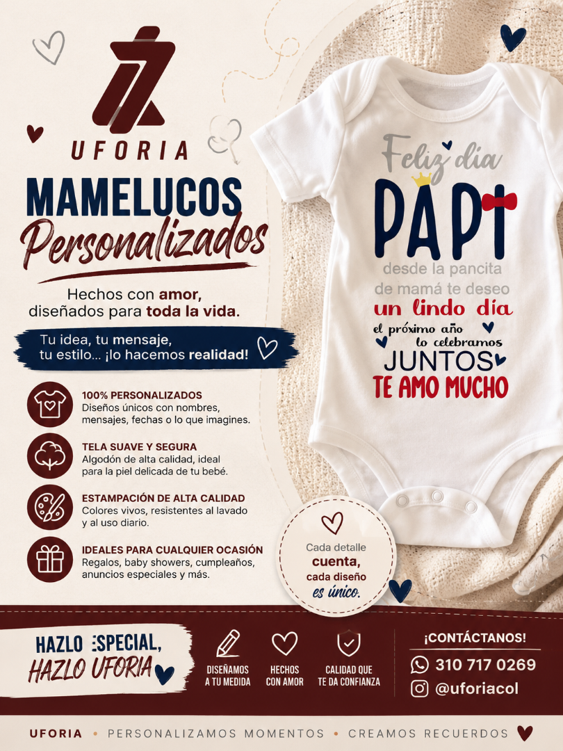 Mamelucos personalizados — Uforia L&L S.A.S