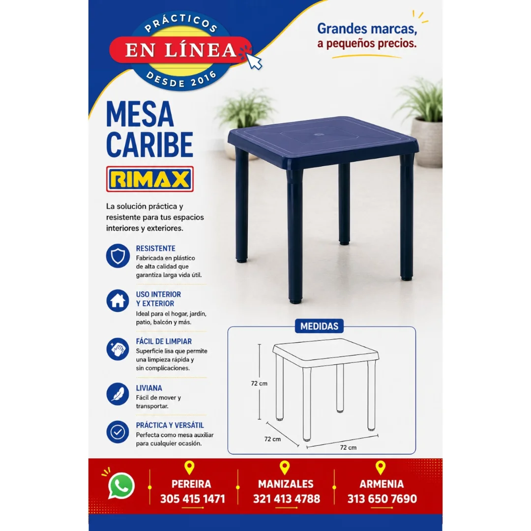 MESA CARIBE RIMAX — Muebles prácticos Manizales