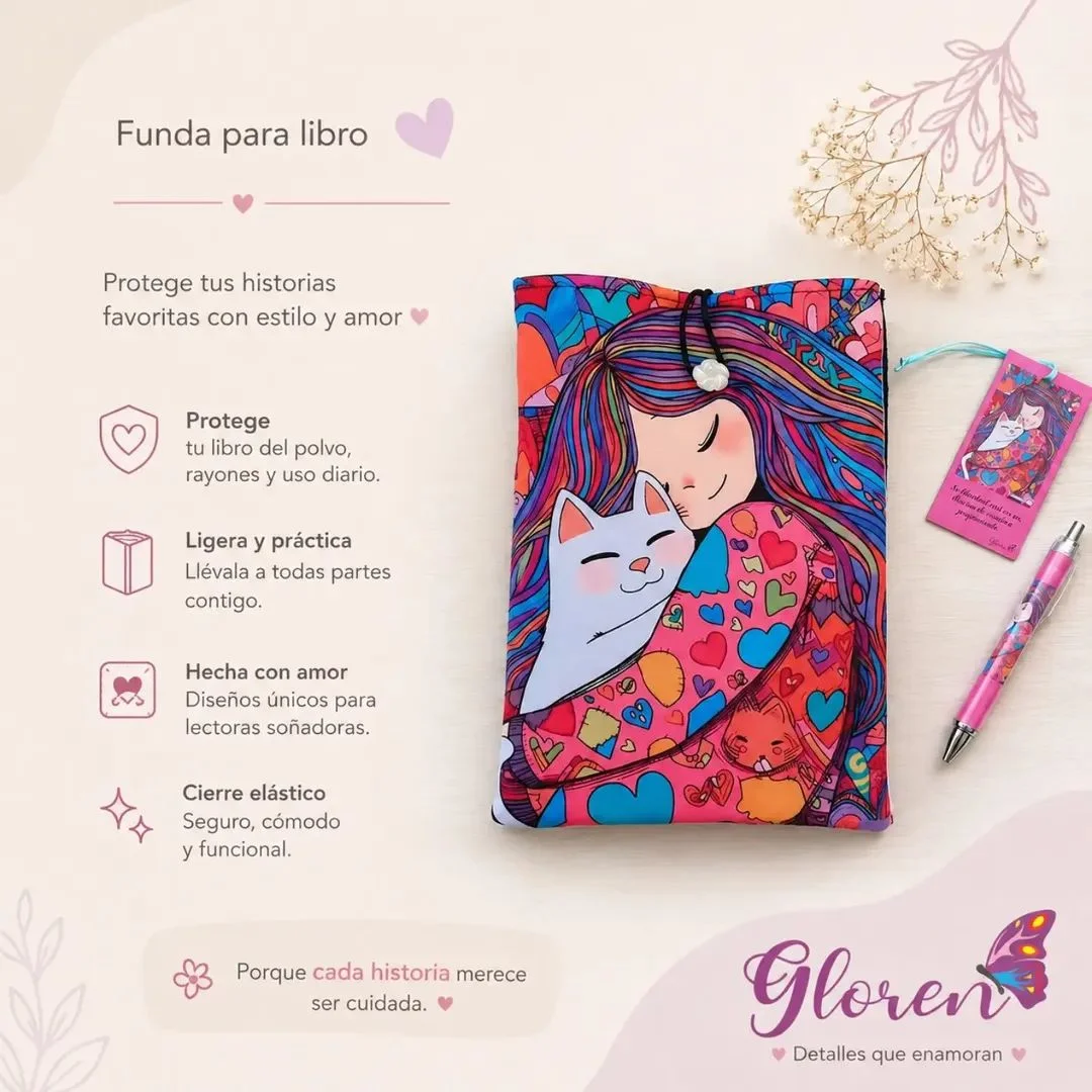 Funda para libro o tablet — Diseños Gloren