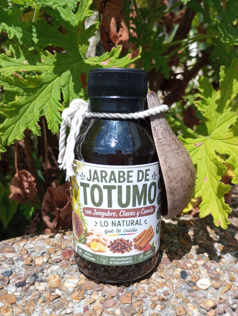 JARABE DE TOTUMO CON CUCHARA NATURAL — JESSZ ACCESORIOS NATURALES