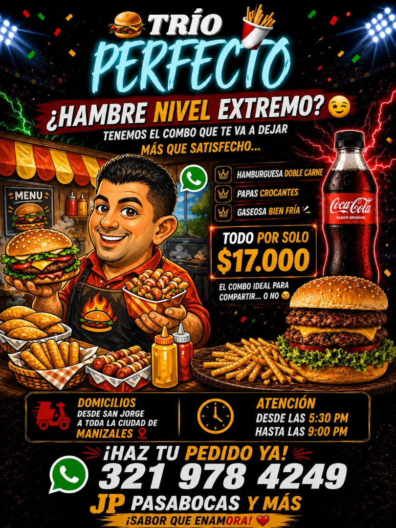 Combo de hamburguesa — Jp Pasabocas y más