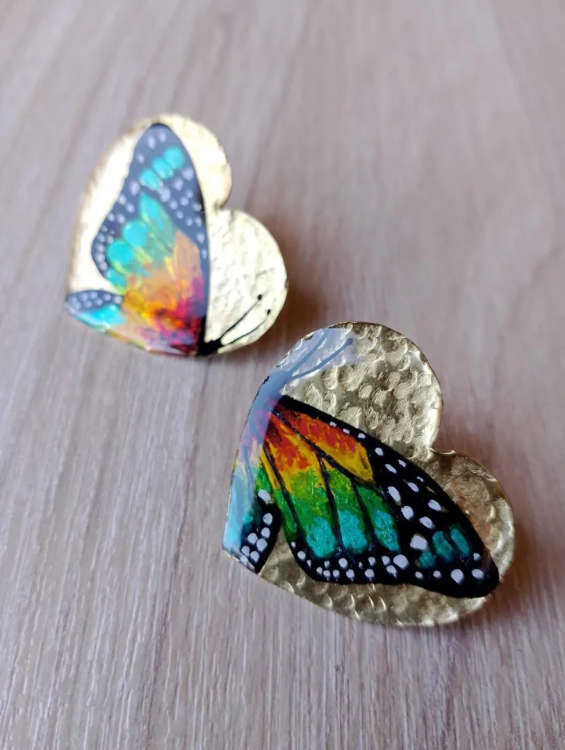 Aretes corazón AH01 — RubiValur