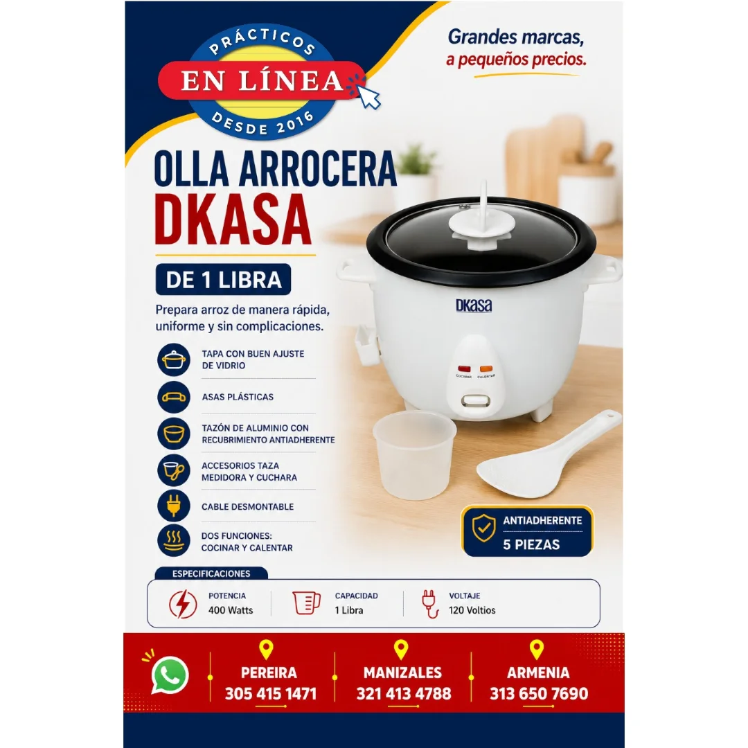 OLLA ARROCERA - DKASA — Muebles prácticos Manizales