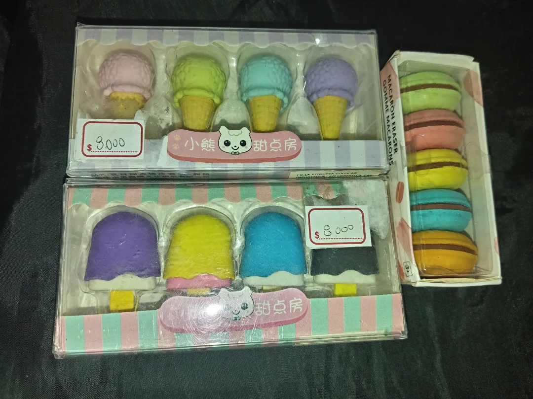 Borradores de helados y macarons — Maniamigos