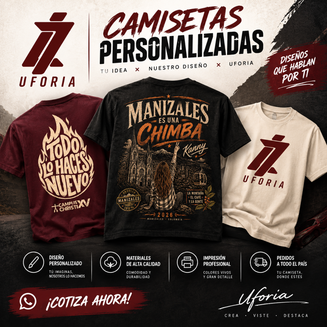 Camisetas personalizadas — Uforia L&L S.A.S