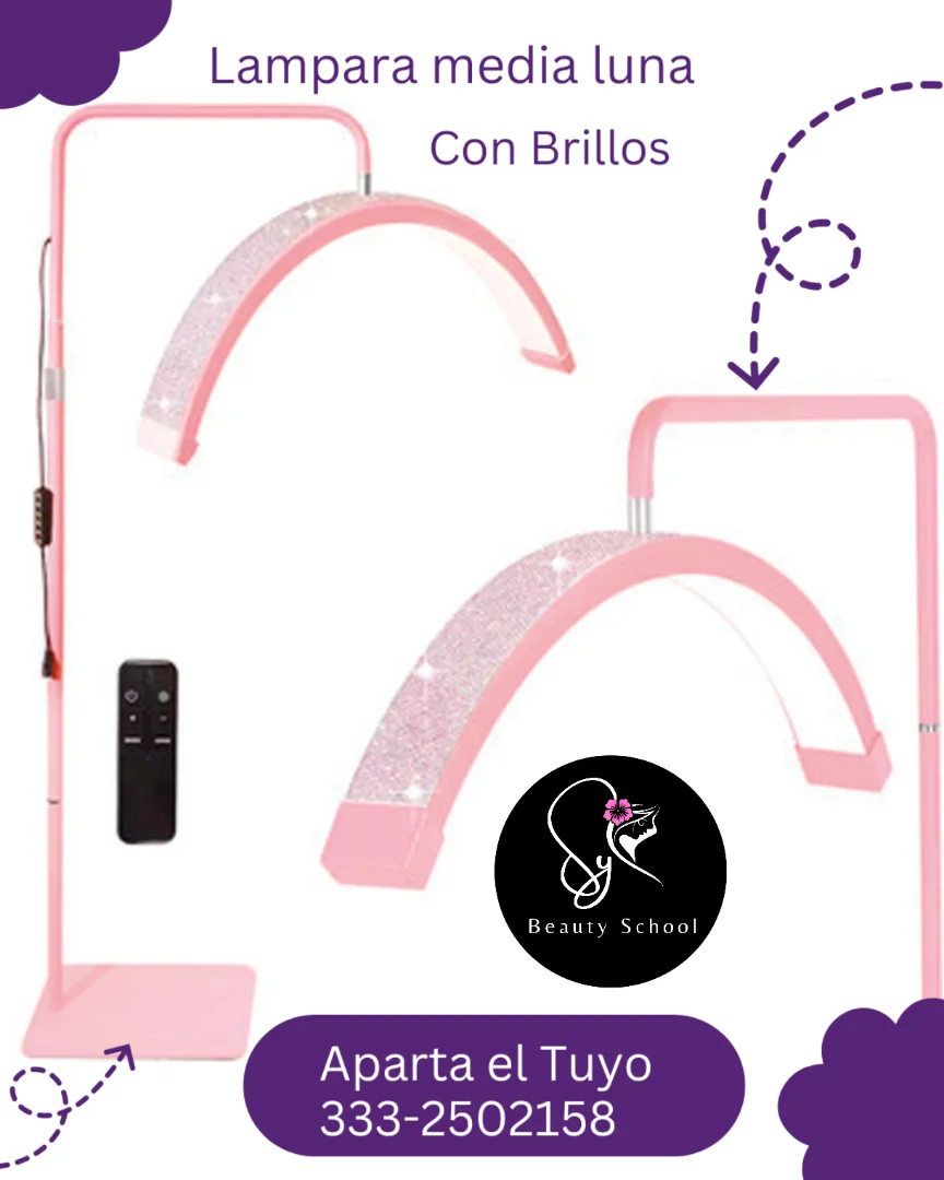 LÁMPARA MEDIA LUNA LASHITA LÁMPARA PARA PESTAÑAS — SY BEAUTY SCHOOL