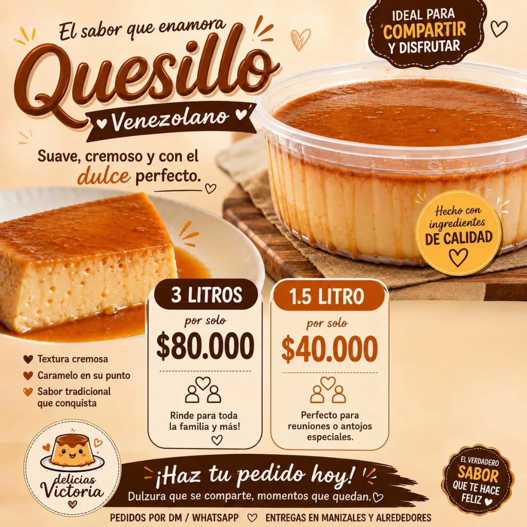 Quesillo venezolano 😋🇻🇪 — Delicias Victoria