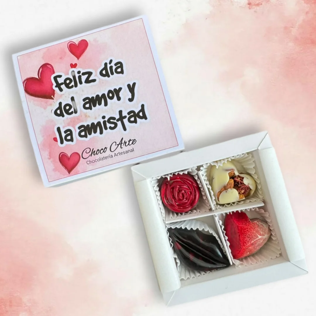 Caja de amor y amistad — Choco Arte Chocolatería Artesanal