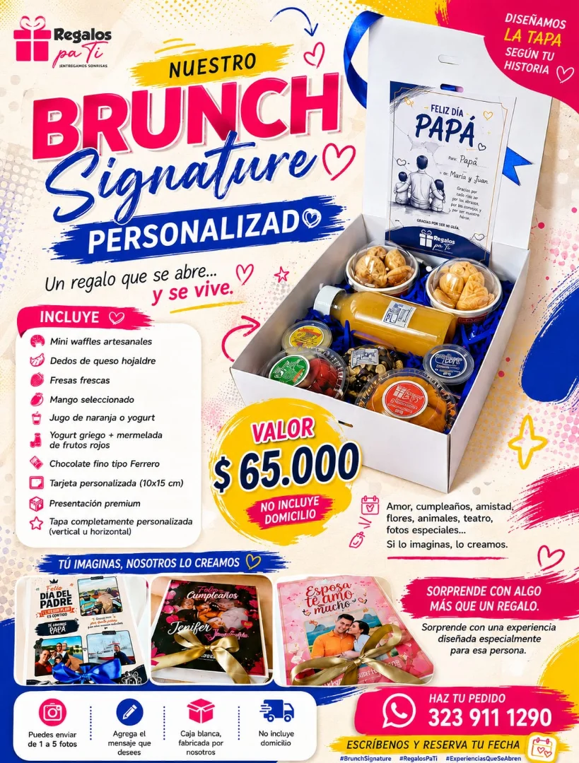 🥐 Brunch Signature Personalizado — Regalos pa Ti