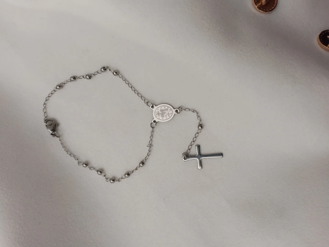 Rosario de.mano-denario — Rose& Shei accesorios
