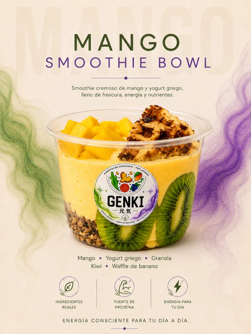 Mango Smoothie Bowl — Genki