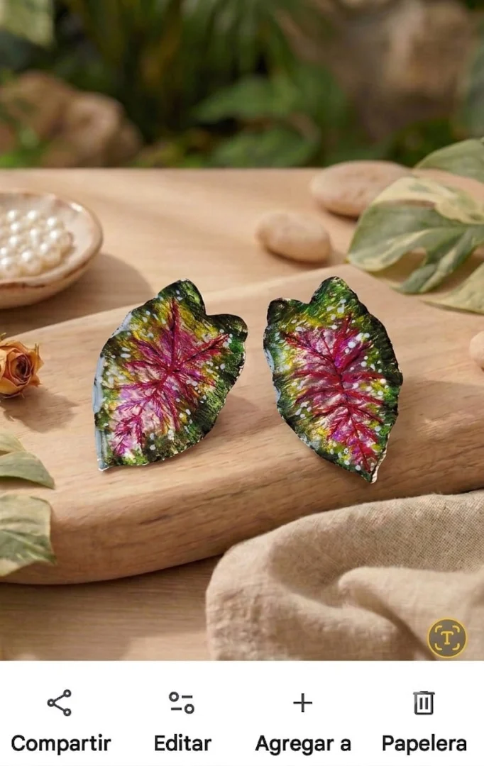 Aretes Caladium AH04 — RubiValur