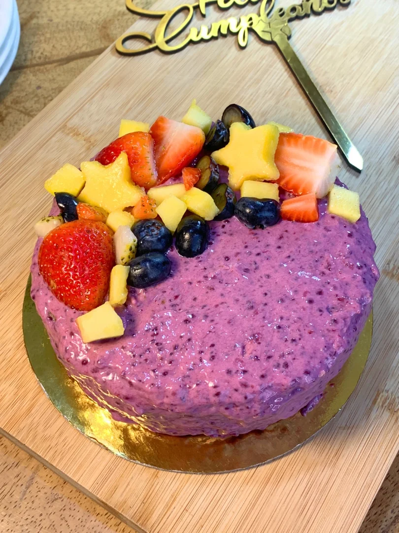 Torta Tentación de Maracuyá SIN Azúcar | 1/2 libra (12 porciones) — Pastelería Dulce Amor Sin Gluten y Sin Azúcar