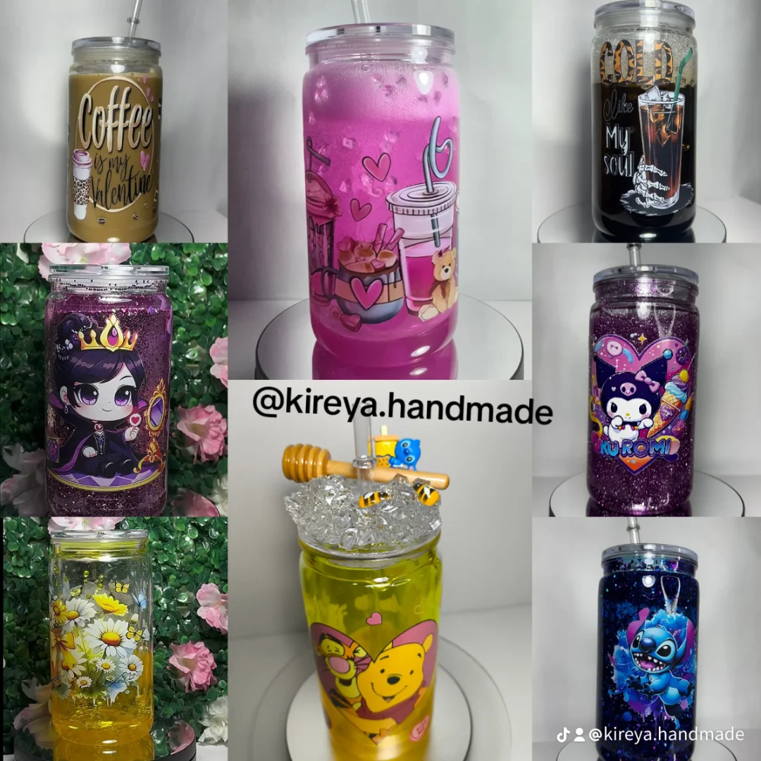 Vasos Snow Globe Artísticos Premium ✨ — KIREYA HAND MADE