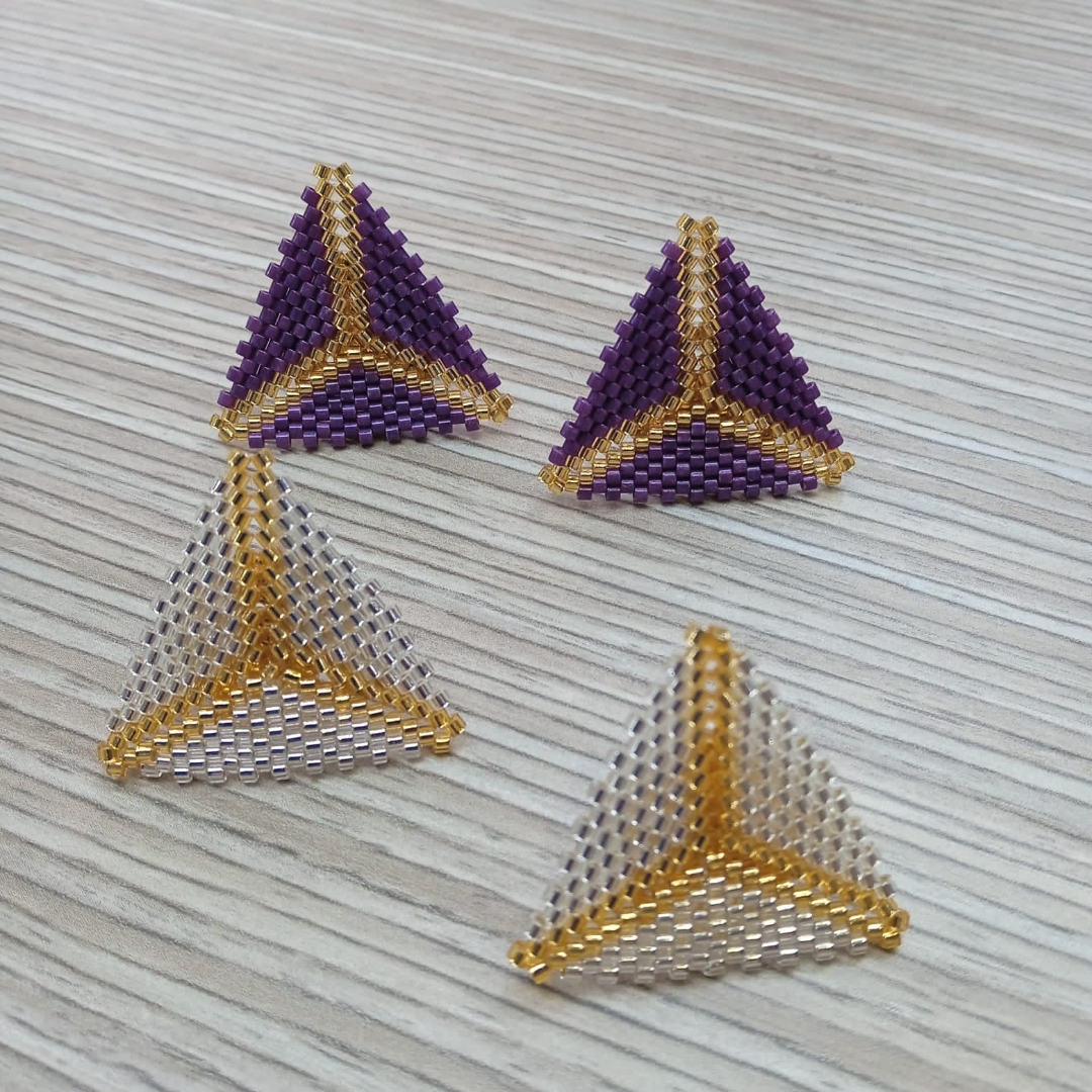 Topos en miyuki — Accesorios C&C Carolina Cortés