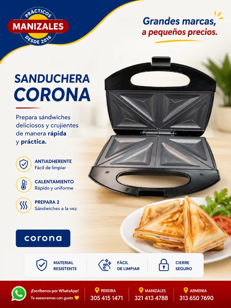 SANDUCHERA CORONA — Muebles prácticos Manizales
