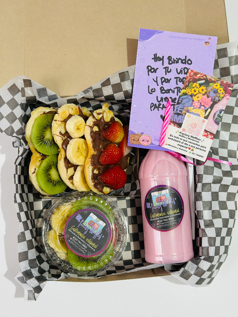 Caja frutal — Factory Waffles