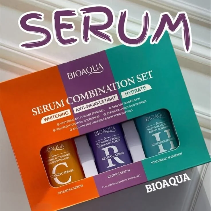Kit de 3 Sérums Antiedad Bioaqua 🧴 — Compra VIP