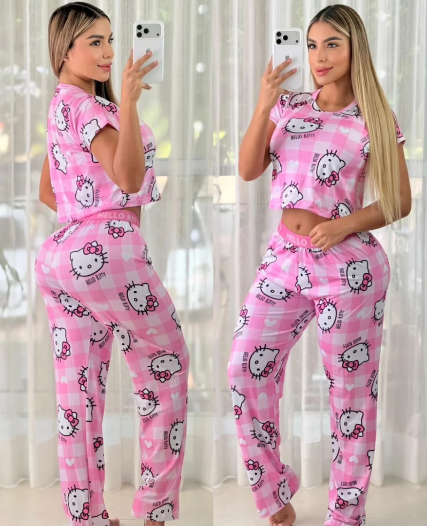 🌸 Pijama Pantalón Salomé — Feliz Anochecer - Tienda de Pijamas