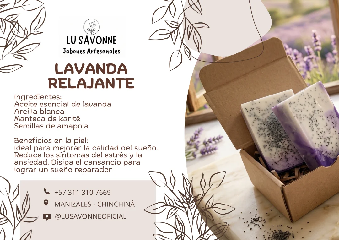 Lavanda relajante — Lu Savonné