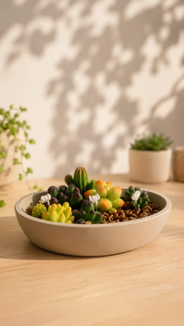 Velas decorativa suculentas — Lulena.art