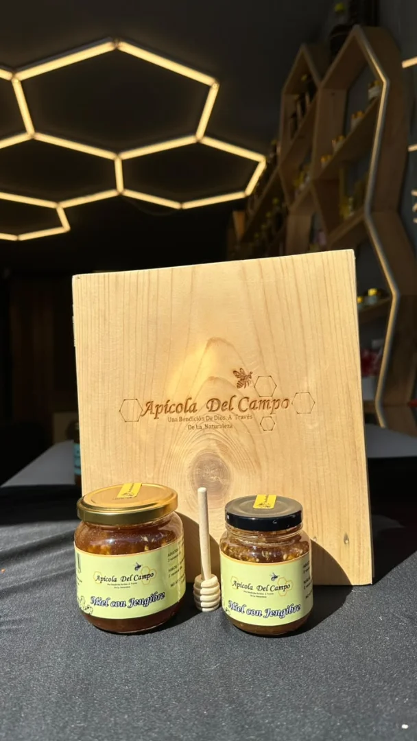Miel con Infusiòn De Jengibre X 150g — Apiola del Campo