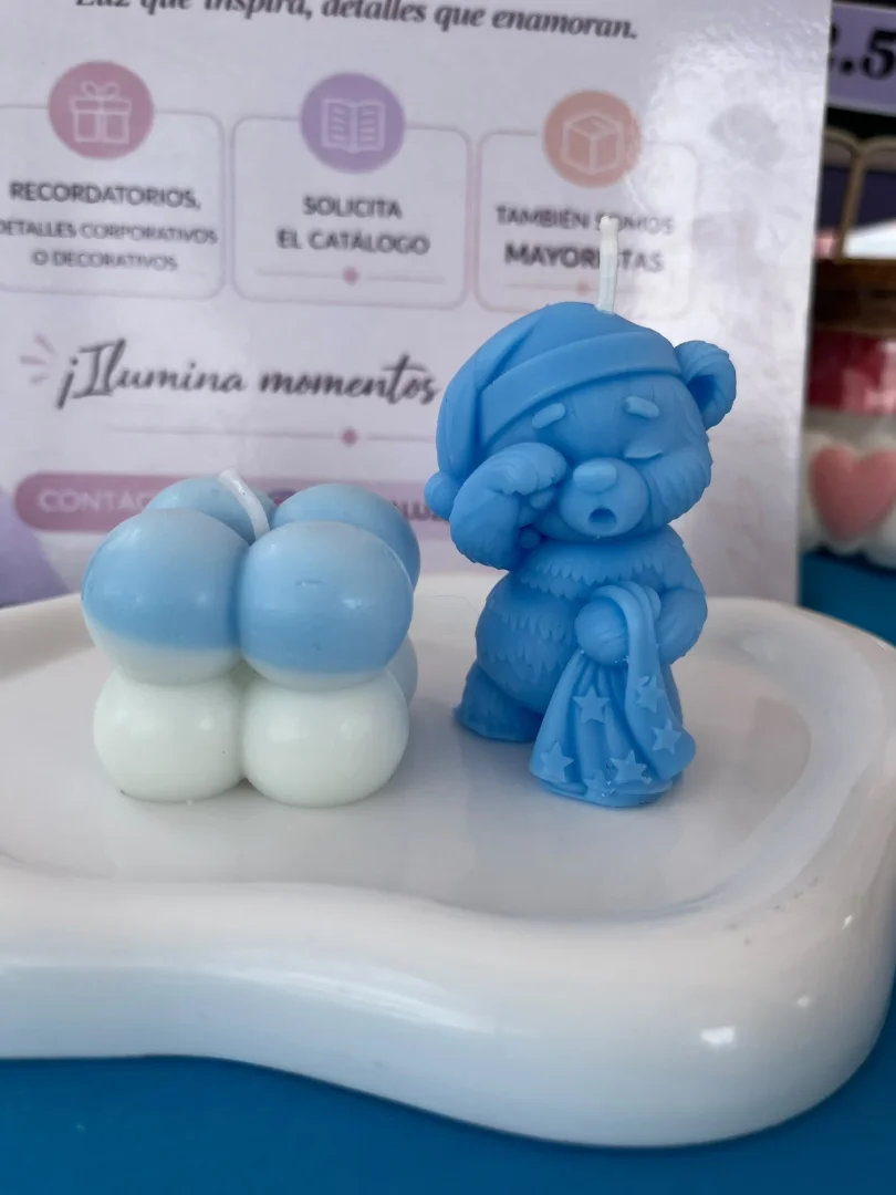 Oso dormilón vela — MAGIKALUZ