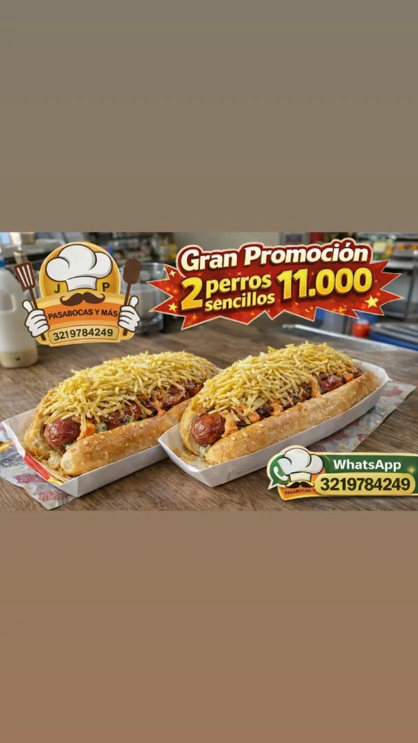 Combo perro caliente 2x — Jp Pasabocas y más