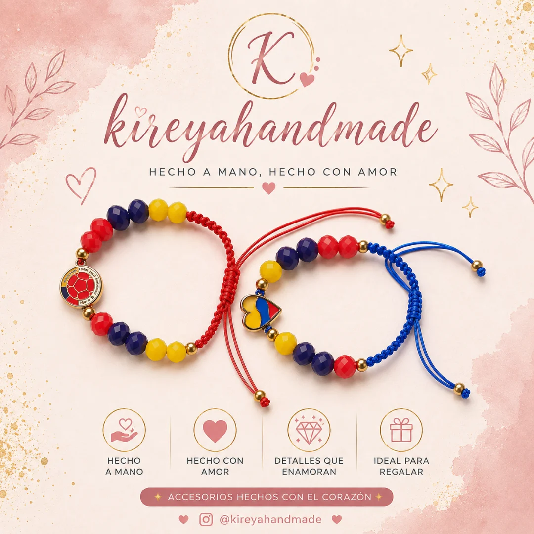 Pulseras Macramé Colombia 🇨🇴💛💙❤️ — KIREYA HAND MADE