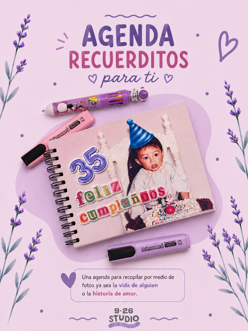 Recuerditos para ti — 9.26 Studio creativo