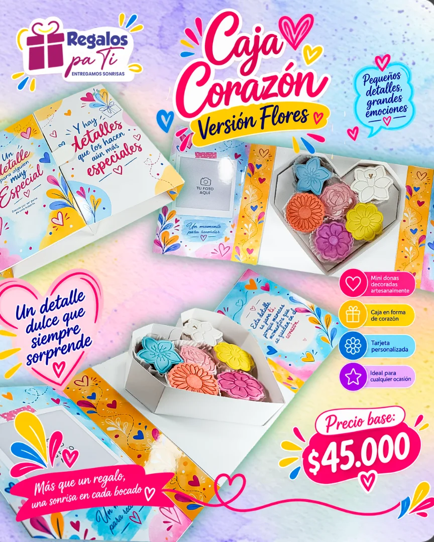 Caja Corazón — Regalos pa Ti