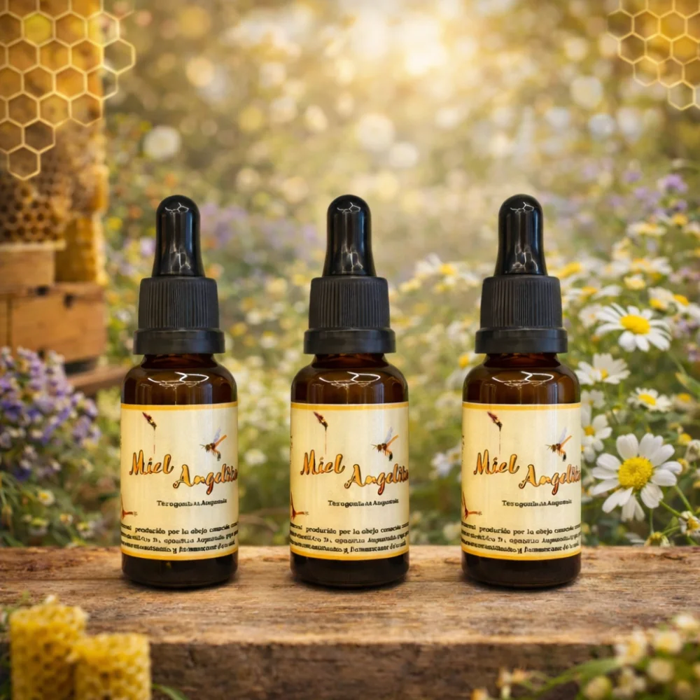 Miel de Abejas Angelitas — Apiola del Campo