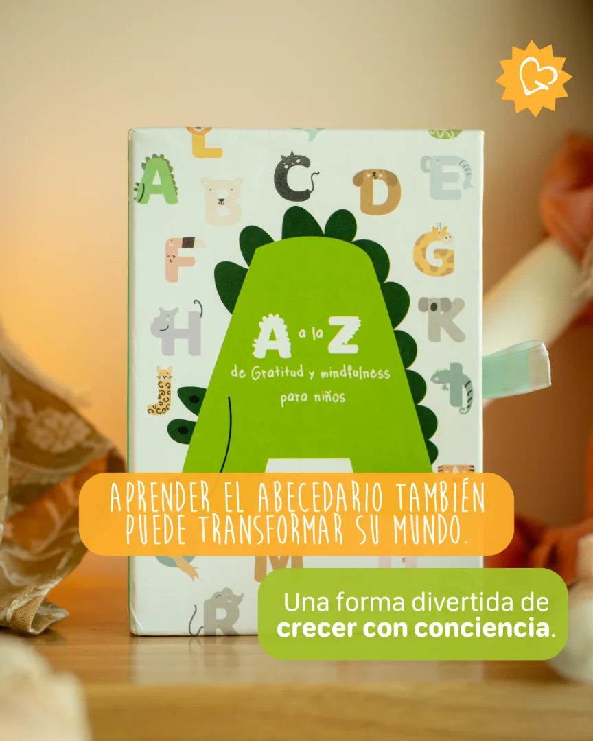 Cartas A–Z de Gratitud y Mindfulness para Niños — Yo vivo en gratitud