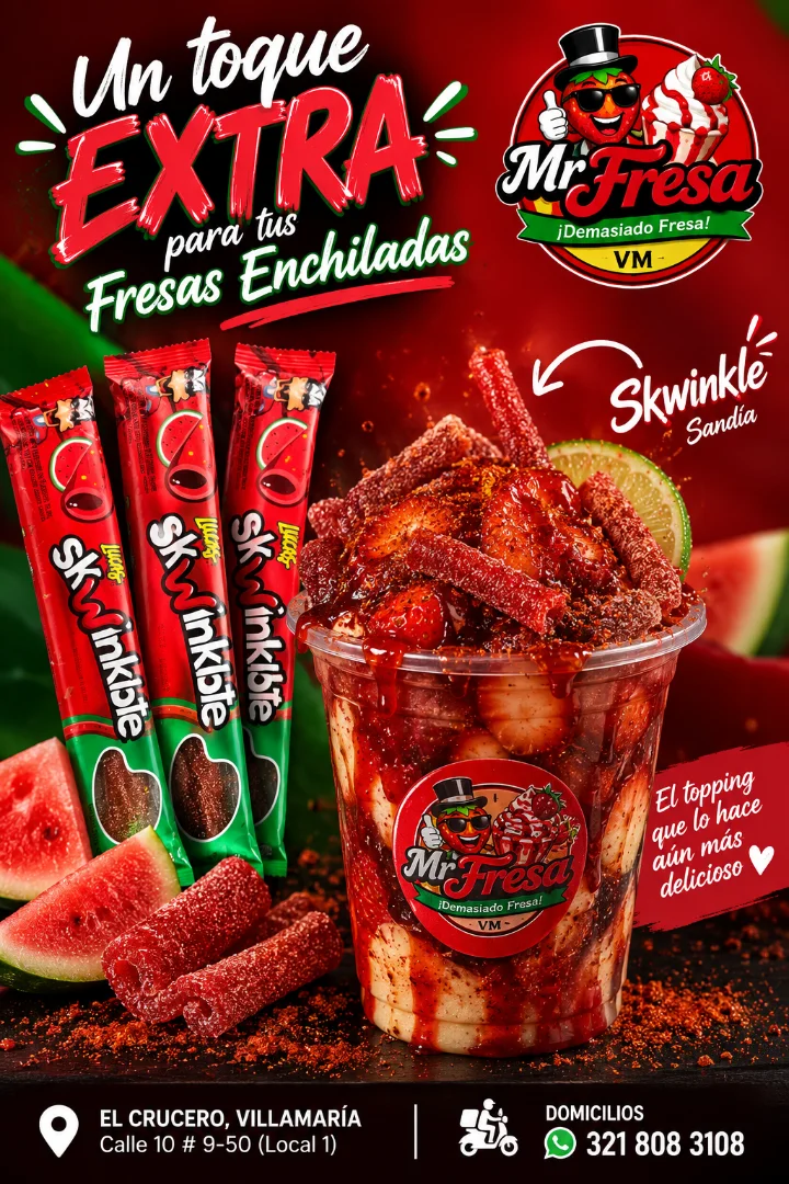 Fresas enchiladas — Mr fresa