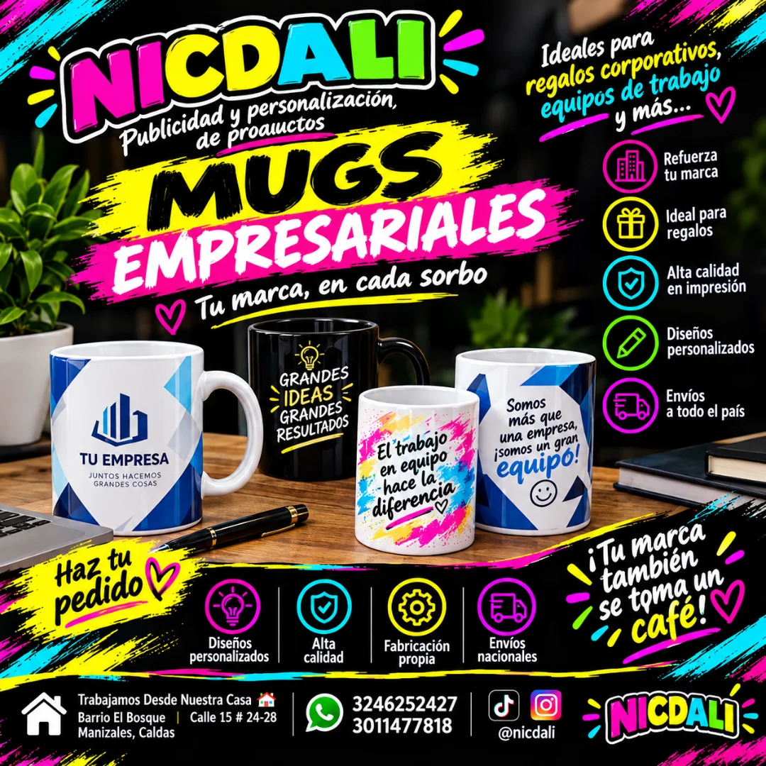 MUG EMPRESARIAL — NICDALI PUBLICIDAD