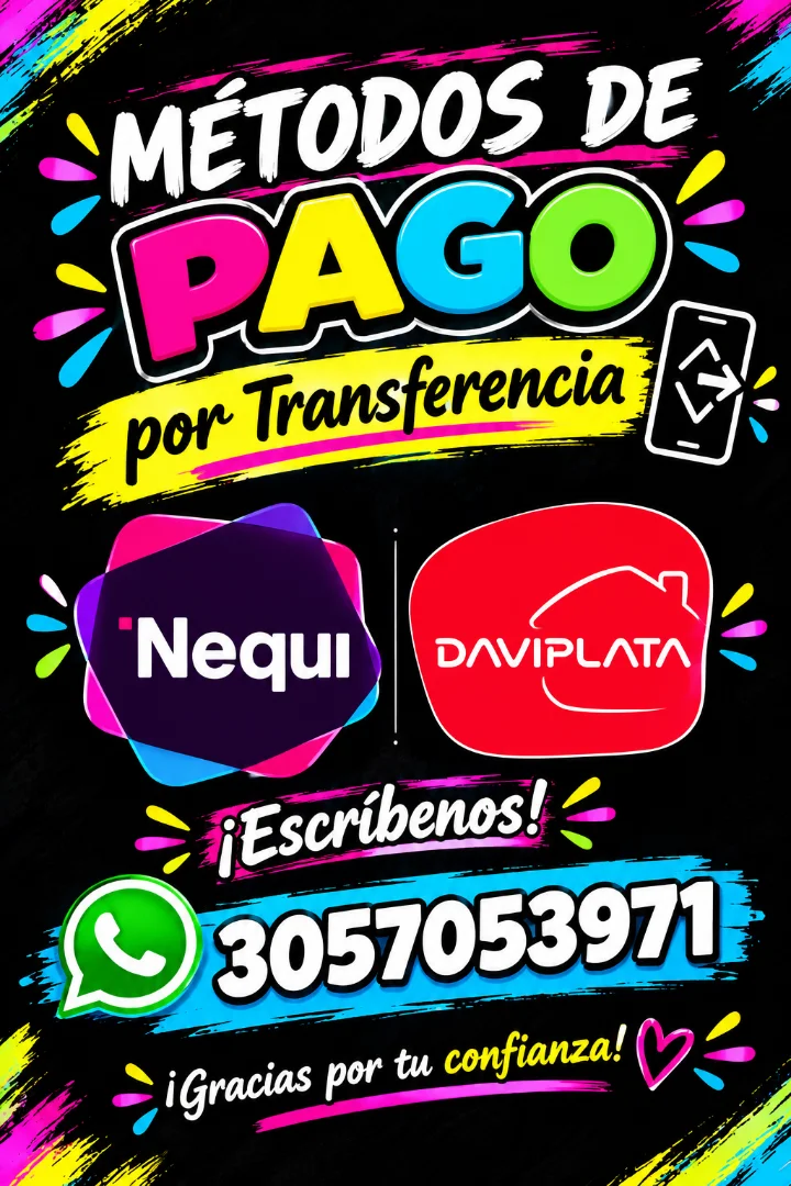 MEDIOS DE PAGO — NICDALI PUBLICIDAD