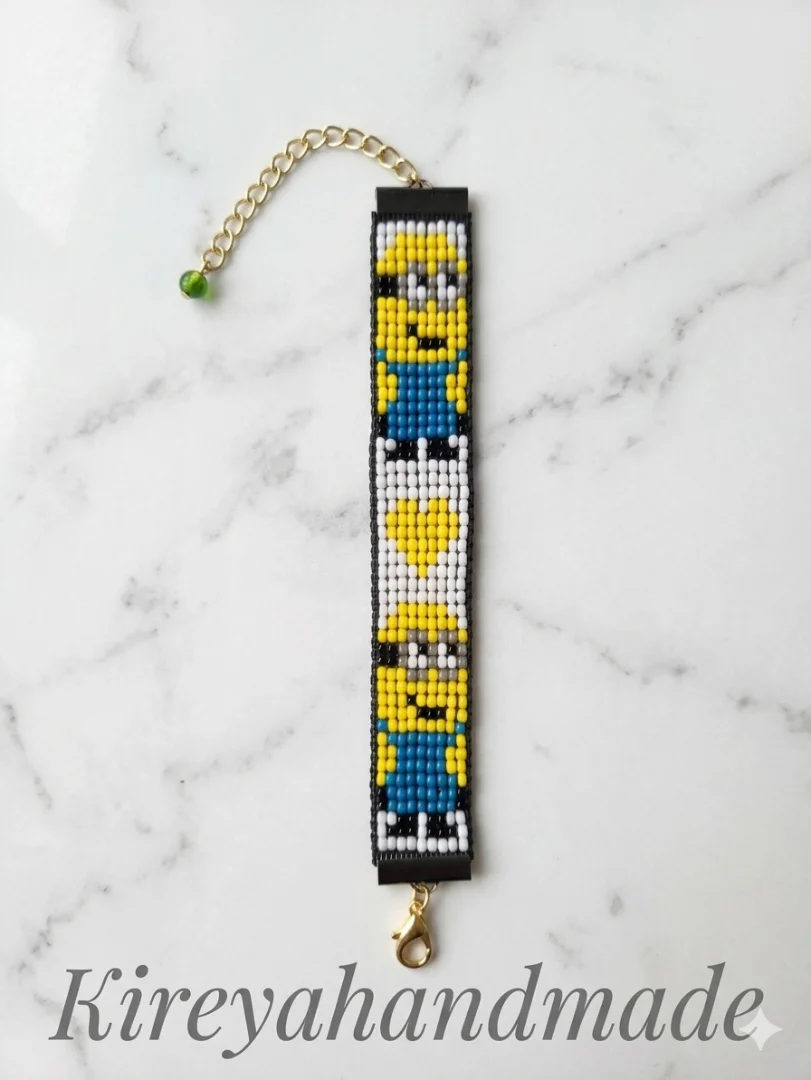 Manilla de personajes y figuras en Mostacilla 💛💙 — KIREYA HAND MADE