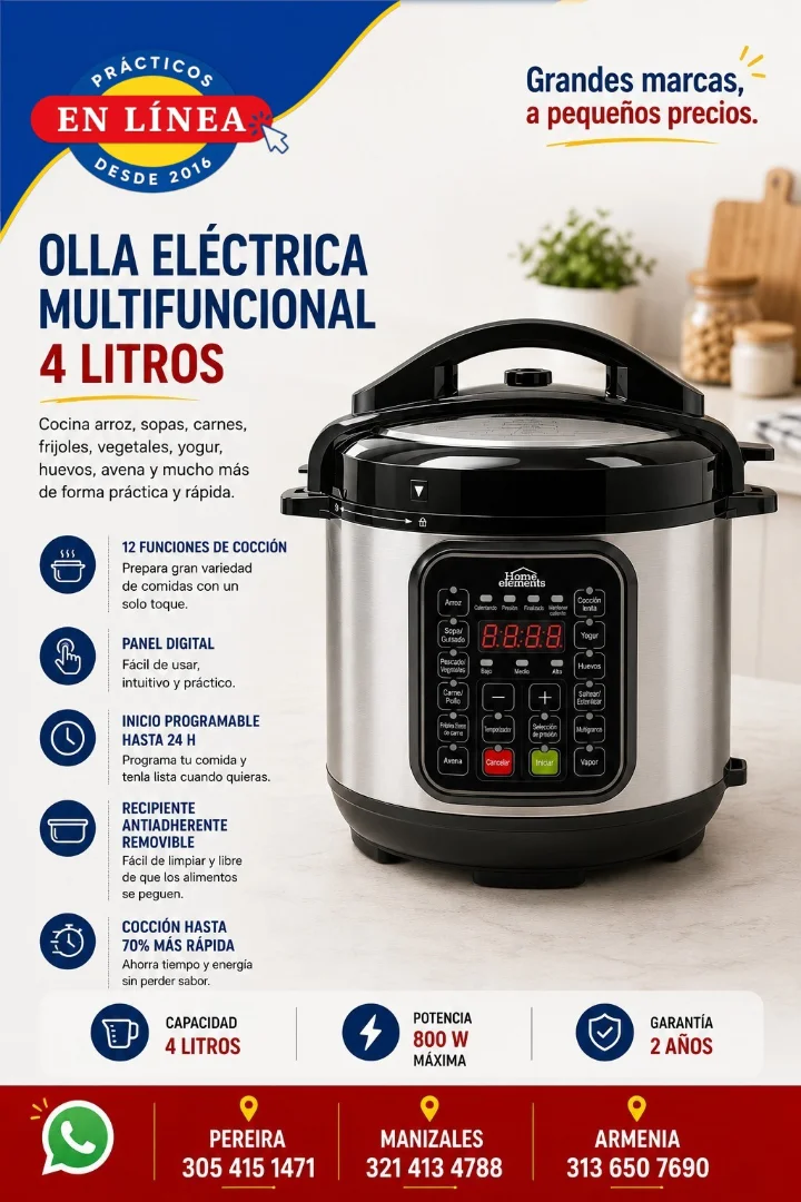 OLLA MULTIFUNCIONAL — Muebles prácticos Manizales