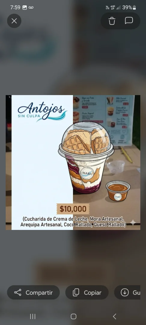 Oblea cuchareable — Antojos Sin CULPA