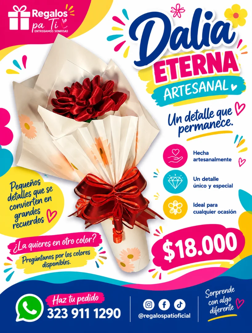 Dalia Eterna Artesanal — Regalos pa Ti