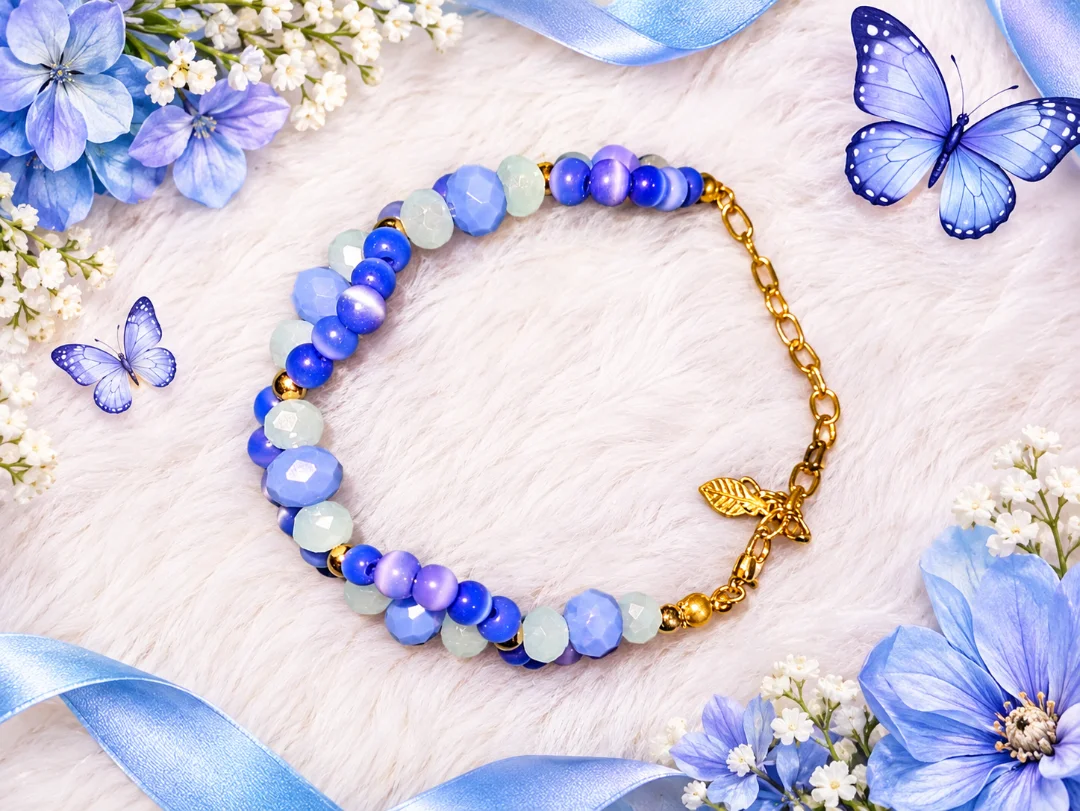 Pulsera Elegancia Azul 💙✨ — KIREYA HAND MADE